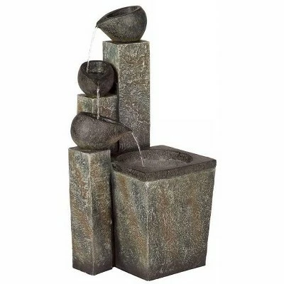 Brand new β John Timberland Asian Zen Outdoor Floor Water Fountain with Light LED 39" High Cascading for Yard Garden Patio Deck Home π 4 Brand new β John Timberland Asian Zen Outdoor Floor Water Fountain with Light LED 39" High Cascading for Yard Garden Patio Deck Home π - Image 2