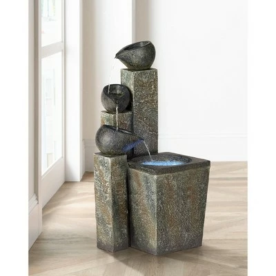 Brand new β John Timberland Asian Zen Outdoor Floor Water Fountain with Light LED 39" High Cascading for Yard Garden Patio Deck Home π 9 Brand new β John Timberland Asian Zen Outdoor Floor Water Fountain with Light LED 39" High Cascading for Yard Garden Patio Deck Home π - Image 7