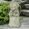 Discount 🛒 15.94" Resin 🐶 Dog Angel Reading Book Statue Gray - Exhart 🎁 -Garden Decor Shop unnamed file 544