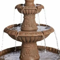 Outlet 🔥 John Timberland European Rustic Outdoor Floor Water Fountain with Light LED 45 3/4" High 3-Tiered for Garden Patio Yard Deck Home 🎁 -Garden Decor Shop unnamed file 5461