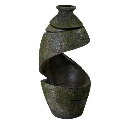 Best deal ✔️ Northlight 31" Green and Gray Mossy Outdoor Garden Water Fountain ⭐ 4 Best deal ✔️ Northlight 31" Green and Gray Mossy Outdoor Garden Water Fountain ⭐ - Image 2