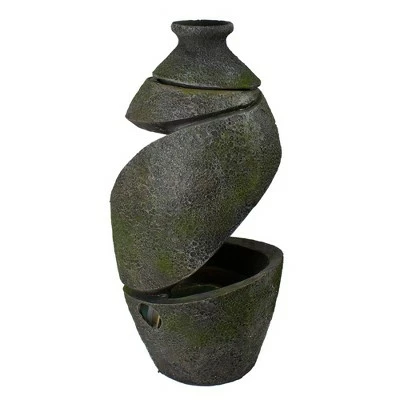 Best deal ✔️ Northlight 31" Green and Gray Mossy Outdoor Garden Water Fountain ⭐ 5 Best deal ✔️ Northlight 31" Green and Gray Mossy Outdoor Garden Water Fountain ⭐ - Image 3