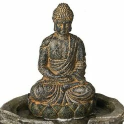 Best reviews of ✔️ John Timberland Rustic Zen Buddha Outdoor Floor Water Fountain with Light LED 21" High Sitting for Yard Garden Patio Deck Home ✨ -Garden Decor Shop unnamed file 5515