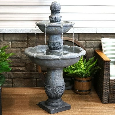 Best reviews of π Sunnydaze Decor Sunnydaze 50"H Electric Fiberglass Reinforced Concrete 2-Tier French Garden Design Outdoor Water Fountain, Dusty Gray π₯° 3 Best reviews of π Sunnydaze Decor Sunnydaze 50"H Electric Fiberglass Reinforced Concrete 2-Tier French Garden Design Outdoor Water Fountain, Dusty Gray π₯°