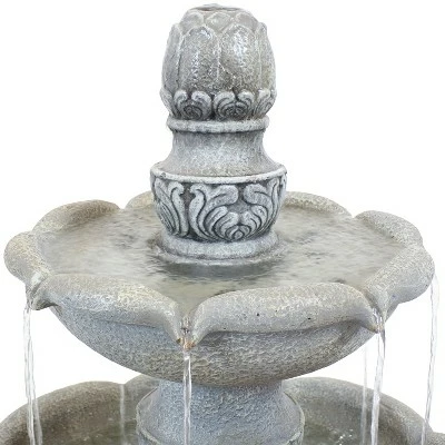 Best reviews of π Sunnydaze Decor Sunnydaze 50"H Electric Fiberglass Reinforced Concrete 2-Tier French Garden Design Outdoor Water Fountain, Dusty Gray π₯° 4 Best reviews of π Sunnydaze Decor Sunnydaze 50"H Electric Fiberglass Reinforced Concrete 2-Tier French Garden Design Outdoor Water Fountain, Dusty Gray π₯° - Image 2