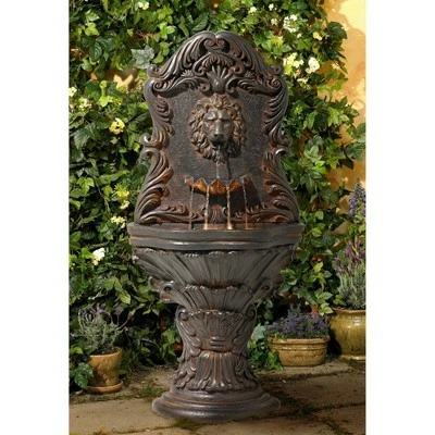 Top 10 ⭐ John Timberland Antiqued Outdoor Wall Water Fountain with LED Light 50" Floor Imperial Lion for Garden Yard ⌛ 3 Top 10 ⭐ John Timberland Antiqued Outdoor Wall Water Fountain with LED Light 50" Floor Imperial Lion for Garden Yard ⌛