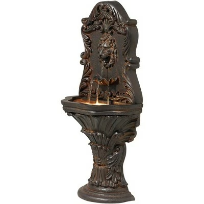 Top 10 ⭐ John Timberland Antiqued Outdoor Wall Water Fountain with LED Light 50" Floor Imperial Lion for Garden Yard ⌛ 6 Top 10 ⭐ John Timberland Antiqued Outdoor Wall Water Fountain with LED Light 50" Floor Imperial Lion for Garden Yard ⌛ - Image 4