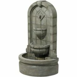 Budget 🔔 John Timberland English Outdoor Wall Water Fountain 41 1/2" High Three Tier for Yard Garden Patio Deck Home Hallway 🎉 -Garden Decor Shop unnamed file 5571