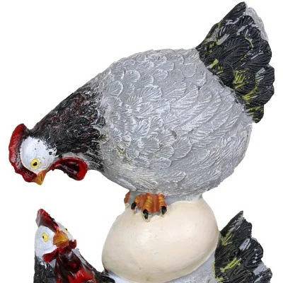 Coupon β€οΈ 12.4" Resin Stacked Chicken and Egg Statue Black/White/Gray - Exhart π 4 Coupon β€οΈ 12.4" Resin Stacked Chicken and Egg Statue Black/White/Gray - Exhart π - Image 2