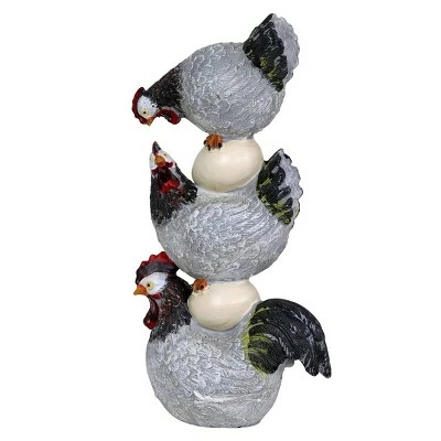 Coupon β€οΈ 12.4" Resin Stacked Chicken and Egg Statue Black/White/Gray - Exhart π 7 Coupon β€οΈ 12.4" Resin Stacked Chicken and Egg Statue Black/White/Gray - Exhart π - Image 5