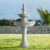 Best Pirce ⌛ John Timberland Italian Outdoor Floor Water Fountain 44" High 3 Tiered Pineapple Bowls for Yard Garden Patio Deck Home 🛒 -Garden Decor Shop unnamed file 5626