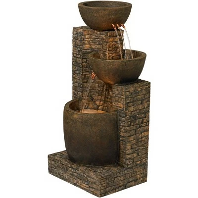 Top 10 π John Timberland Outdoor Floor Water Fountain Three Bowl Floor Cascade 35" for Yard Garden Lawn π€© 8 Top 10 π John Timberland Outdoor Floor Water Fountain Three Bowl Floor Cascade 35" for Yard Garden Lawn π€© - Image 6