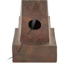 Outlet 🔔 John Timberland Japanese Outdoor Floor Fountain with Light LED 31" High Rust Garden Pagoda Patio Yard Deck Home Lawn Porch House ⭐ -Garden Decor Shop unnamed file 5653