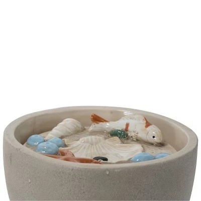 Buy π Multicolor Tidepool Ceramic Indoor Water Fountain With Pump - Foreside Home & Garden π₯ 3 Buy π Multicolor Tidepool Ceramic Indoor Water Fountain With Pump - Foreside Home & Garden π₯