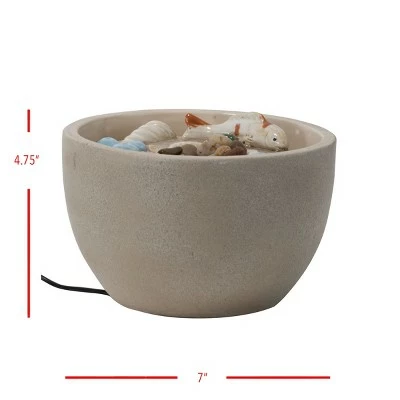 Buy π Multicolor Tidepool Ceramic Indoor Water Fountain With Pump - Foreside Home & Garden π₯ 7 Buy π Multicolor Tidepool Ceramic Indoor Water Fountain With Pump - Foreside Home & Garden π₯ - Image 5
