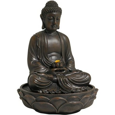 Best reviews of π John Timberland Asian Zen Buddha Outdoor Water Fountain with Light LED 27 1/2" High Meditating Table Desk Yard Garden Patio Home π 7 Best reviews of π John Timberland Asian Zen Buddha Outdoor Water Fountain with Light LED 27 1/2" High Meditating Table Desk Yard Garden Patio Home π - Image 5