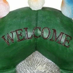 Buy ⭐ 10" Resin Solar Welcome Racoon With Birds Statue Green - Exhart 👍 -Garden Decor Shop unnamed file 573