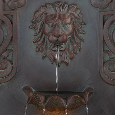 Wholesale β John Timberland Roman Outdoor Wall Water Fountain with Light 31 1/2" High Lion Head 2 Tiered for Yard Garden Patio Deck Home π 4 Wholesale β John Timberland Roman Outdoor Wall Water Fountain with Light 31 1/2" High Lion Head 2 Tiered for Yard Garden Patio Deck Home π - Image 2
