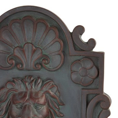 Wholesale β John Timberland Roman Outdoor Wall Water Fountain with Light 31 1/2" High Lion Head 2 Tiered for Yard Garden Patio Deck Home π 5 Wholesale β John Timberland Roman Outdoor Wall Water Fountain with Light 31 1/2" High Lion Head 2 Tiered for Yard Garden Patio Deck Home π - Image 3