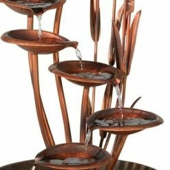 Wholesale 😉 John Timberland Modern Outdoor Floor Water Fountain 33" High Cascading Lilies and Cat Tails for Yard Garden Patio Deck Relaxation ⭐ -Garden Decor Shop unnamed file 5753