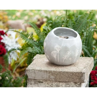 New π Multicolor Wildflower Ceramic Indoor Water Fountain With Pump - Foreside Home & Garden π 7 New π Multicolor Wildflower Ceramic Indoor Water Fountain With Pump - Foreside Home & Garden π - Image 5