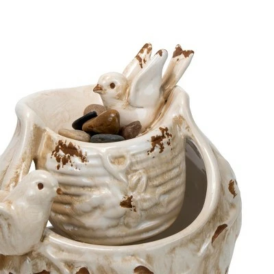 Promo π Distressed Bird Bath Indoor Water Fountain With Pump - Foreside Home & Garden π€© 7 Promo π Distressed Bird Bath Indoor Water Fountain With Pump - Foreside Home & Garden π€© - Image 5