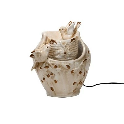 Promo π Distressed Bird Bath Indoor Water Fountain With Pump - Foreside Home & Garden π€© 9 Promo π Distressed Bird Bath Indoor Water Fountain With Pump - Foreside Home & Garden π€© - Image 7