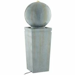 Cheap 🧨 John Timberland Modern Outdoor Bubbler Fountain with Light LED 34 1/4" High Gray Faux Stone for Garden Patio Yard Balcony Roof 🌟 -Garden Decor Shop unnamed file 5813