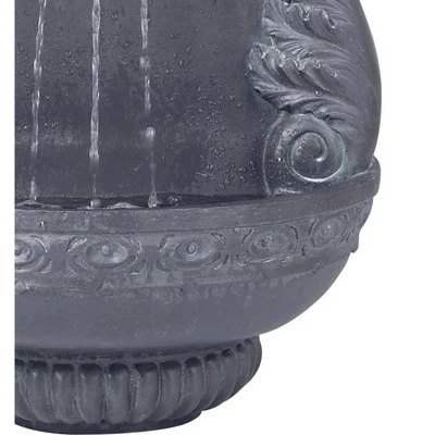 Best deal π John Timberland Outdoor Wall Water Fountain 33" High 2 Tiered Ornate for Yard Garden Patio Deck Home π 6 Best deal π John Timberland Outdoor Wall Water Fountain 33" High 2 Tiered Ornate for Yard Garden Patio Deck Home π - Image 4