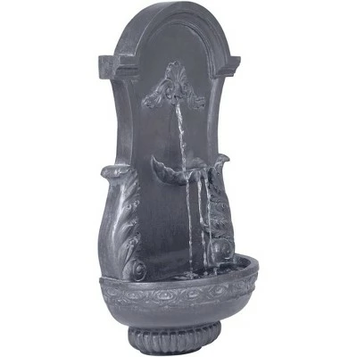 Best deal π John Timberland Outdoor Wall Water Fountain 33" High 2 Tiered Ornate for Yard Garden Patio Deck Home π 7 Best deal π John Timberland Outdoor Wall Water Fountain 33" High 2 Tiered Ornate for Yard Garden Patio Deck Home π - Image 5