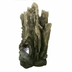 Flash Sale 😉 HI-LINE GIFT LTD 20" Tree Trunk Garden Waterfall Fountain with LED Light Brown - Hi-Line Gift 🥰 -Garden Decor Shop unnamed file 5859