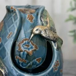 Brand new ⭐ Blue Verdigris Hummingbird Indoor Water Fountain With Pump - Foreside Home & Garden 💯 -Garden Decor Shop unnamed file 5874
