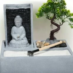 Best deal 🤩 Buddha Bonsai Garden Tabletop Fountain With LED Light - Alpine Corporation ✔️ -Garden Decor Shop unnamed file 5901