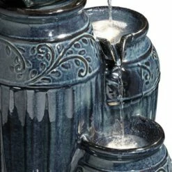 Best deal ❤️ John Timberland Outdoor Floor Water Fountain with Light LED 27" High Four Urn Cascading for Yard Garden Patio Deck Home 🔥 11 Best deal ❤️ John Timberland Outdoor Floor Water Fountain with Light LED 27" High Four Urn Cascading for Yard Garden Patio Deck Home 🔥 -Garden Decor Shop unnamed file 5914