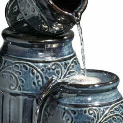 Best deal ❤️ John Timberland Outdoor Floor Water Fountain with Light LED 27" High Four Urn Cascading for Yard Garden Patio Deck Home 🔥 12 Best deal ❤️ John Timberland Outdoor Floor Water Fountain with Light LED 27" High Four Urn Cascading for Yard Garden Patio Deck Home 🔥 -Garden Decor Shop unnamed file 5915