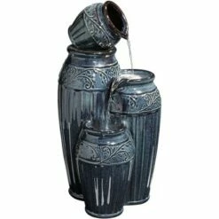 Best deal ❤️ John Timberland Outdoor Floor Water Fountain with Light LED 27" High Four Urn Cascading for Yard Garden Patio Deck Home 🔥 13 Best deal ❤️ John Timberland Outdoor Floor Water Fountain with Light LED 27" High Four Urn Cascading for Yard Garden Patio Deck Home 🔥 -Garden Decor Shop unnamed file 5916