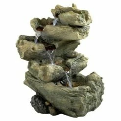 Discount ⌛ Design Toscano Roaring River Cascading Garden Fountain - Multicolored 😀
