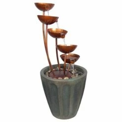 Best Sale ⭐ Design Toscano Copper Falls Cascading Garden Fountain - Metallic 🛒 -Garden Decor Shop unnamed file 5971