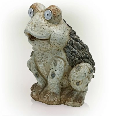 Best Sale π― Alpine Corporation 10" Polystone Frog Solar Statue Gray π€© 4 Best Sale π― Alpine Corporation 10" Polystone Frog Solar Statue Gray π€© - Image 2