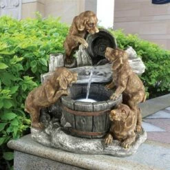 Top 10 π Design Toscano Puppy Pail Pour Garden Fountain - Multicolored β