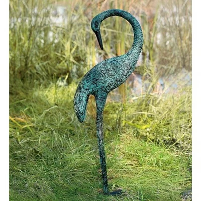 Best reviews of π Wind & Weather Aluminum Crane Garden Sculptures with Patina Finish, Set of 2 π 5 Best reviews of π Wind & Weather Aluminum Crane Garden Sculptures with Patina Finish, Set of 2 π - Image 3