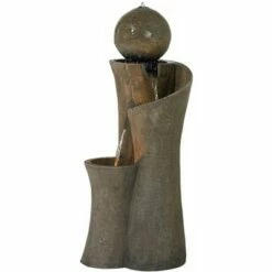 Buy ⭐ John Timberland Modern Sphere Zen Outdoor Floor Water Fountain 39 1/2" with LED Light for Exterior Garden Yard Lawn 🤩 -Garden Decor Shop unnamed file 6016
