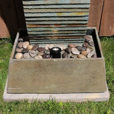 Best Sale π Sunnydaze Decor Sunnydaze 49"H Electric Spiraling Slate Outdoor Water Fountain with LED Lights β€οΈ 4 Best Sale π Sunnydaze Decor Sunnydaze 49"H Electric Spiraling Slate Outdoor Water Fountain with LED Lights β€οΈ - Image 2