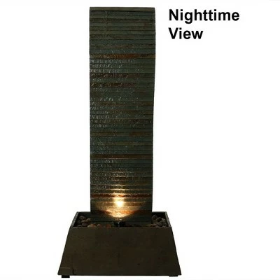 Best Sale π Sunnydaze Decor Sunnydaze 49"H Electric Spiraling Slate Outdoor Water Fountain with LED Lights β€οΈ 11 Best Sale π Sunnydaze Decor Sunnydaze 49"H Electric Spiraling Slate Outdoor Water Fountain with LED Lights β€οΈ - Image 9