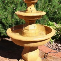 Hot Sale 👍 Sunnydaze Decor Sunnydaze 40"H Electric Fiberglass and Resin 3-Tier Tropical Style Outdoor Water Fountain 🛒 -Garden Decor Shop unnamed file 6108
