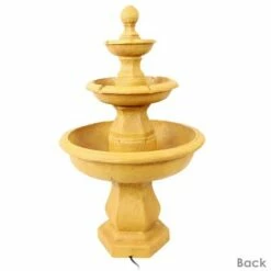 Hot Sale 👍 Sunnydaze Decor Sunnydaze 40"H Electric Fiberglass and Resin 3-Tier Tropical Style Outdoor Water Fountain 🛒 -Garden Decor Shop unnamed file 6110