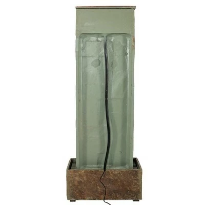 Outlet 𧨠Sunnydaze Decor Sunnydaze 49"H Electric Natural Slate Indoor/Outdoor Water Fountain with Clock and LED Light π 5 Outlet 𧨠Sunnydaze Decor Sunnydaze 49"H Electric Natural Slate Indoor/Outdoor Water Fountain with Clock and LED Light π - Image 3