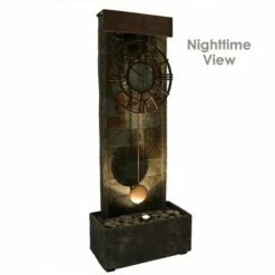 Outlet 𧨠Sunnydaze Decor Sunnydaze 49"H Electric Natural Slate Indoor/Outdoor Water Fountain with Clock and LED Light π 14 Outlet 𧨠Sunnydaze Decor Sunnydaze 49"H Electric Natural Slate Indoor/Outdoor Water Fountain with Clock and LED Light π -Garden Decor Shop unnamed file 6116