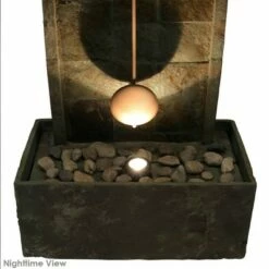 Outlet 𧨠Sunnydaze Decor Sunnydaze 49"H Electric Natural Slate Indoor/Outdoor Water Fountain with Clock and LED Light π 15 Outlet 𧨠Sunnydaze Decor Sunnydaze 49"H Electric Natural Slate Indoor/Outdoor Water Fountain with Clock and LED Light π -Garden Decor Shop unnamed file 6117