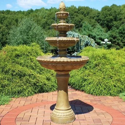 Best deal π€© Sunnydaze Decor Sunnydaze 65"H Electric Resin and Concrete 4-Tier Eggshell Edge Outdoor Water Fountain with LED Lights π 3 Best deal π€© Sunnydaze Decor Sunnydaze 65"H Electric Resin and Concrete 4-Tier Eggshell Edge Outdoor Water Fountain with LED Lights π